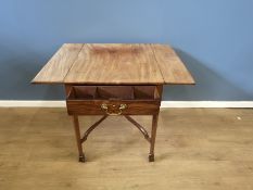 Mahogany dropside table