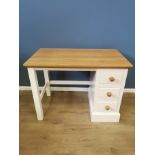 Painted pine desk