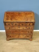 Walnut veneer bureau