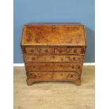 Walnut veneer bureau