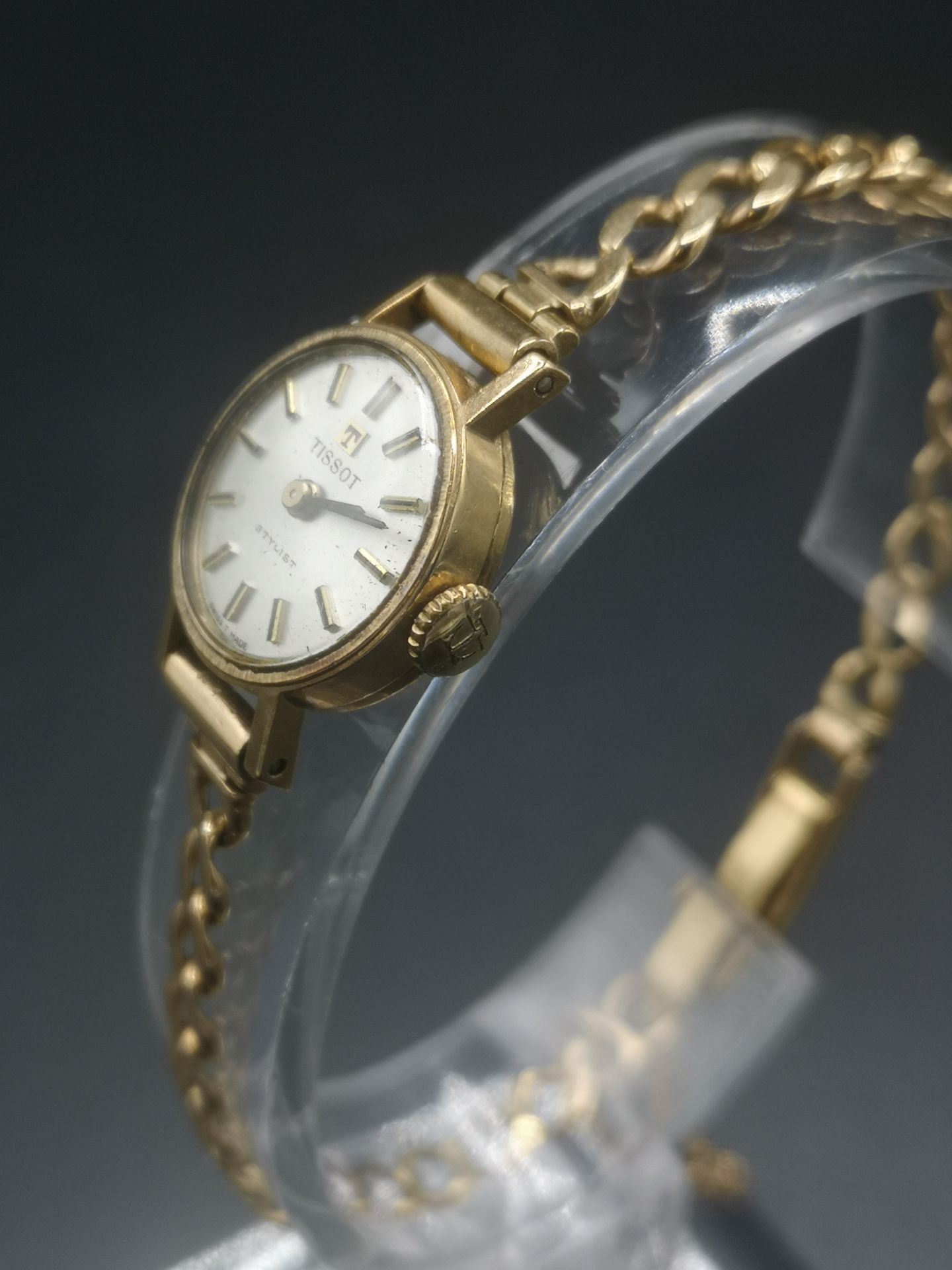 Tissot 9ct gold cased lady's wrist watch - Image 3 of 6