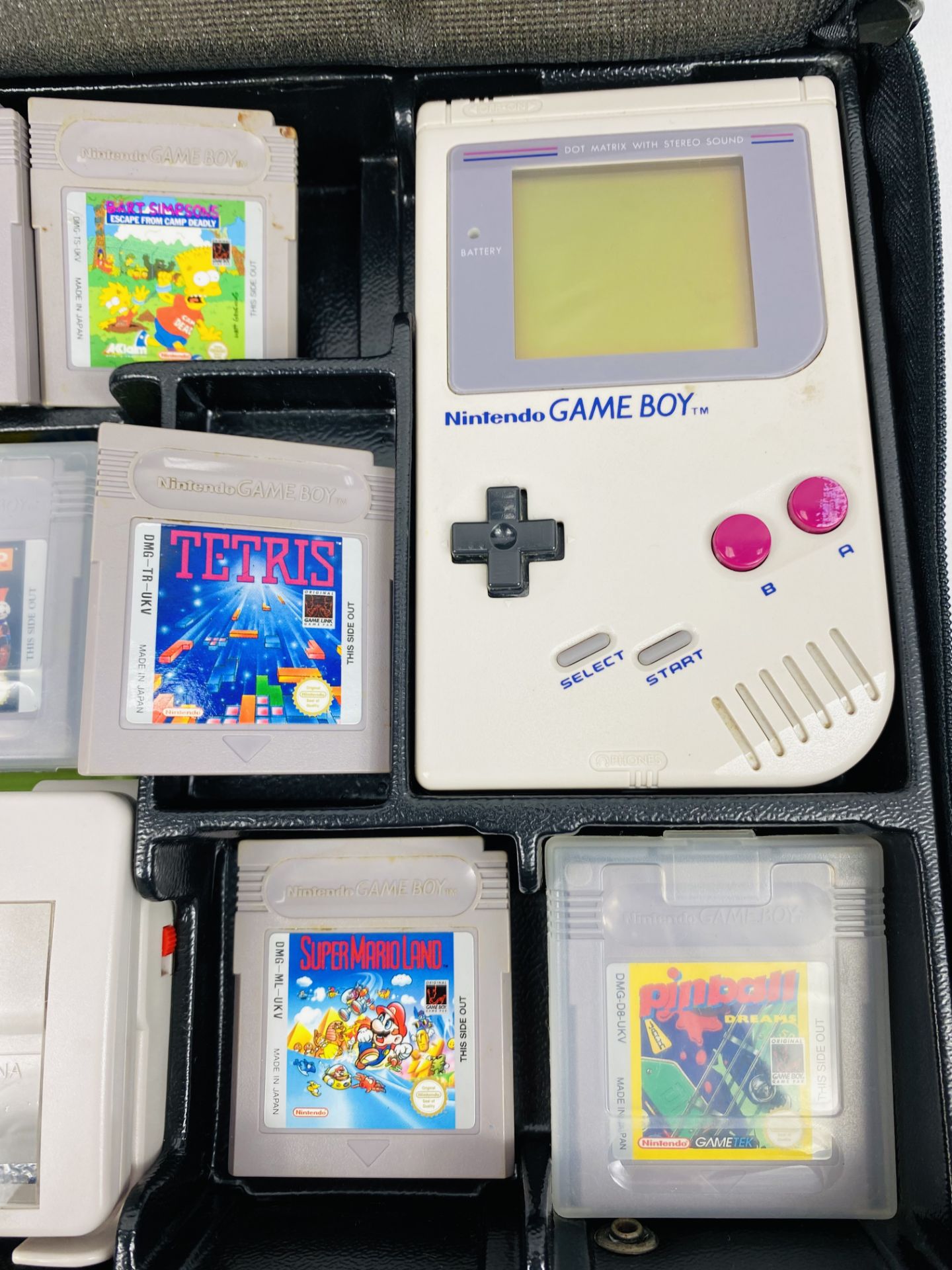Nintendo Gameboy with games and accessories, in travel case - Image 2 of 4