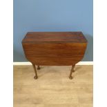 Mahogany dropside table