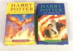 Six Harry Potter first editions