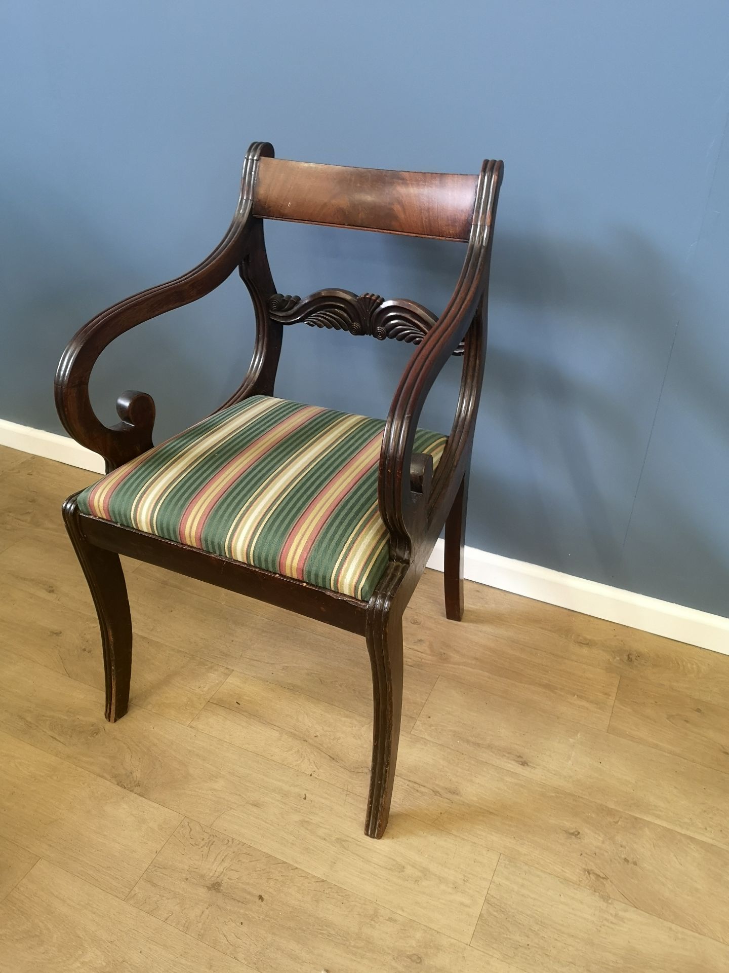 Seven 19th century dining chairs - Image 3 of 5