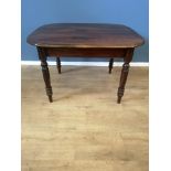 Victorian mahogany breakfast table