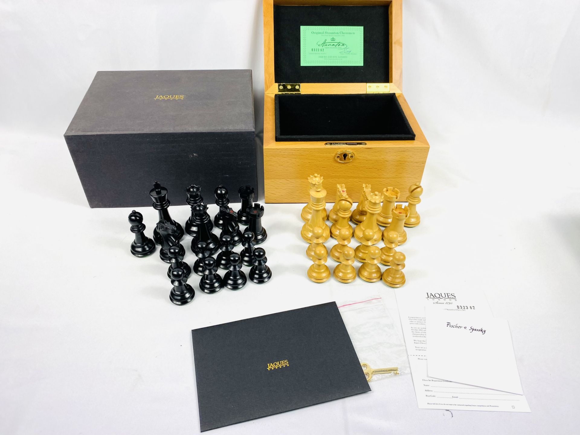 Jaques of London Staunton style chess set