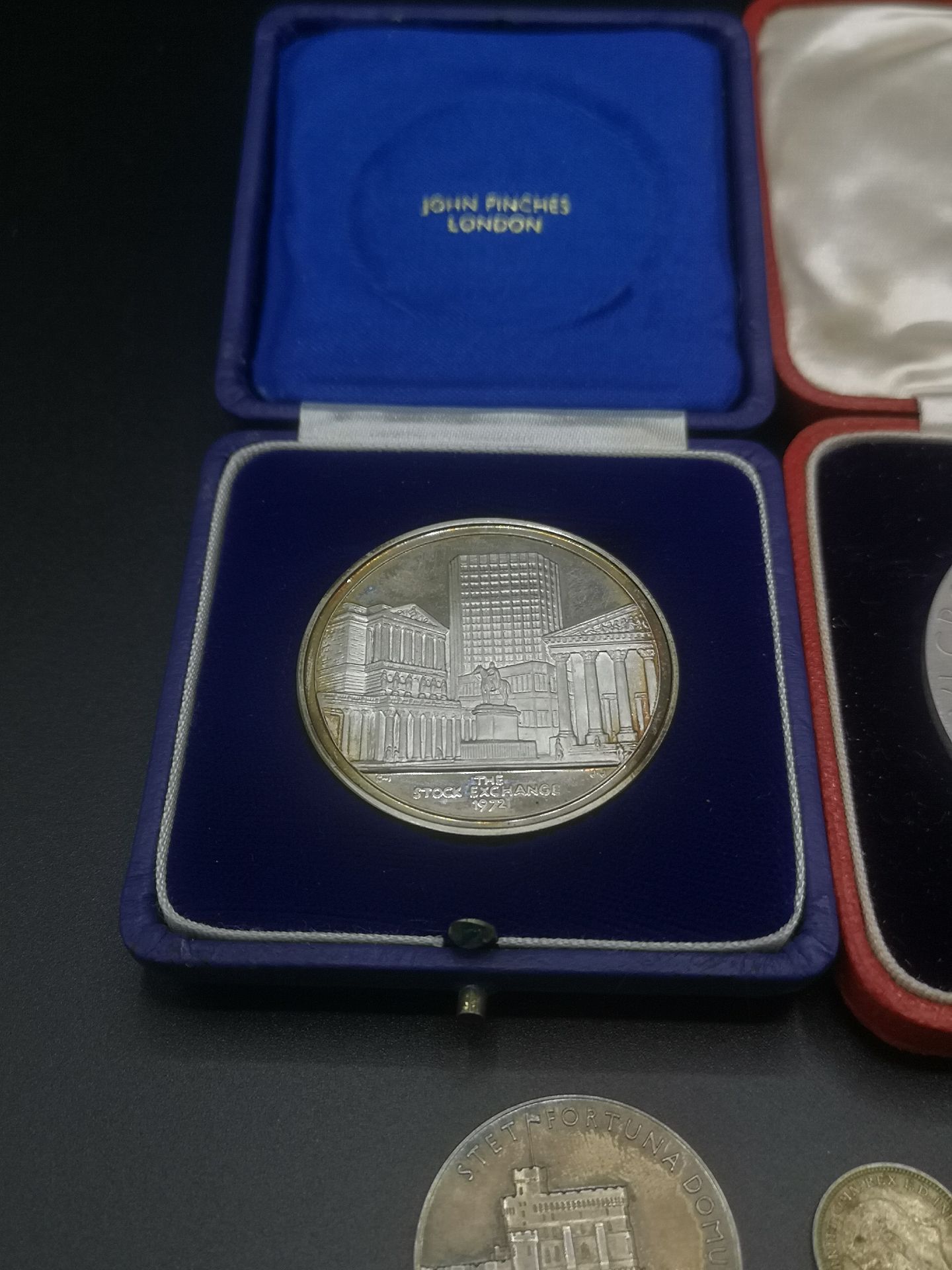 A Brokers' Medal, two other medals and coins - Image 3 of 5