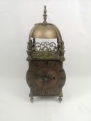 Brass lantern clock