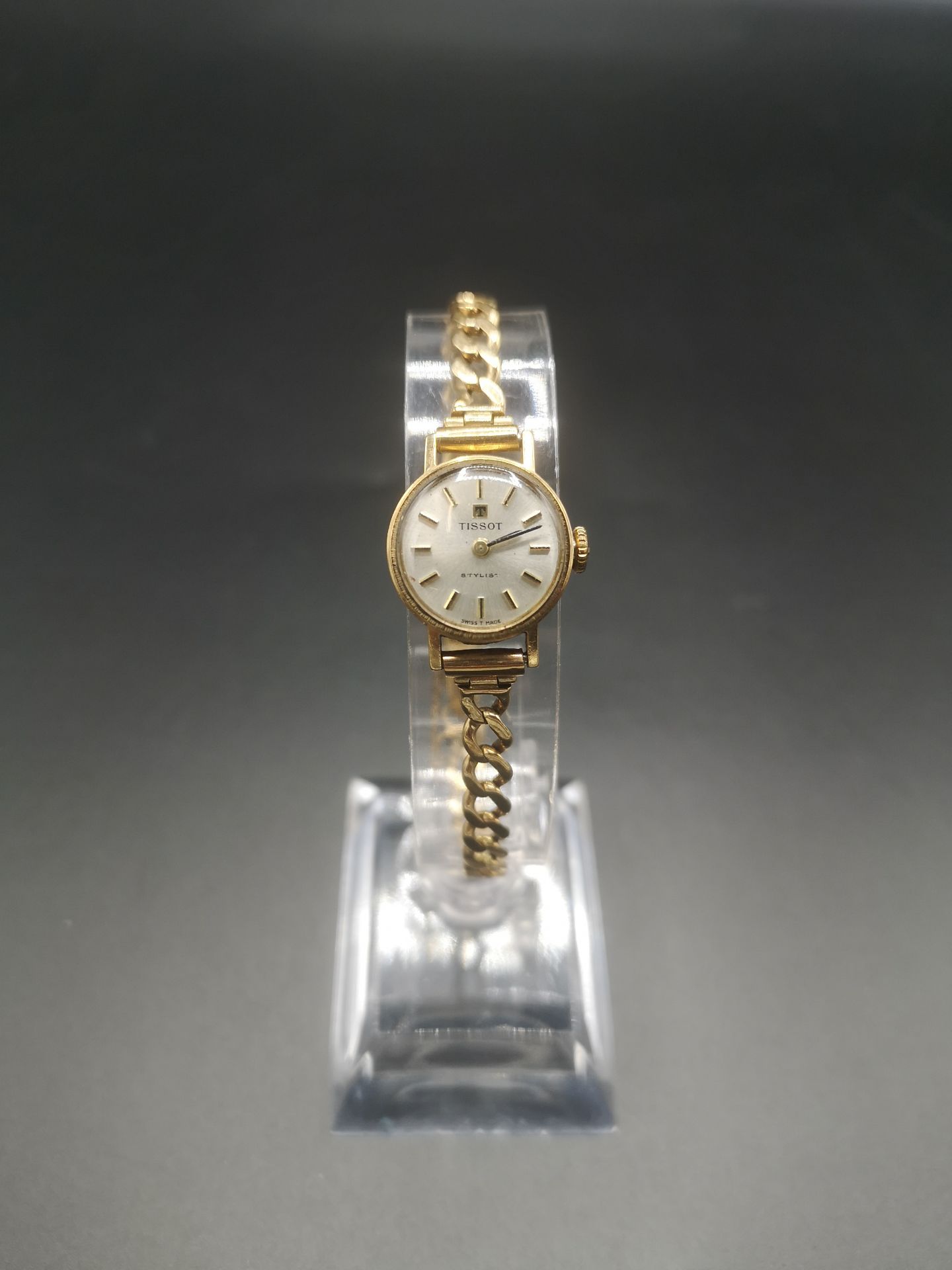 Tissot 9ct gold cased lady's wrist watch