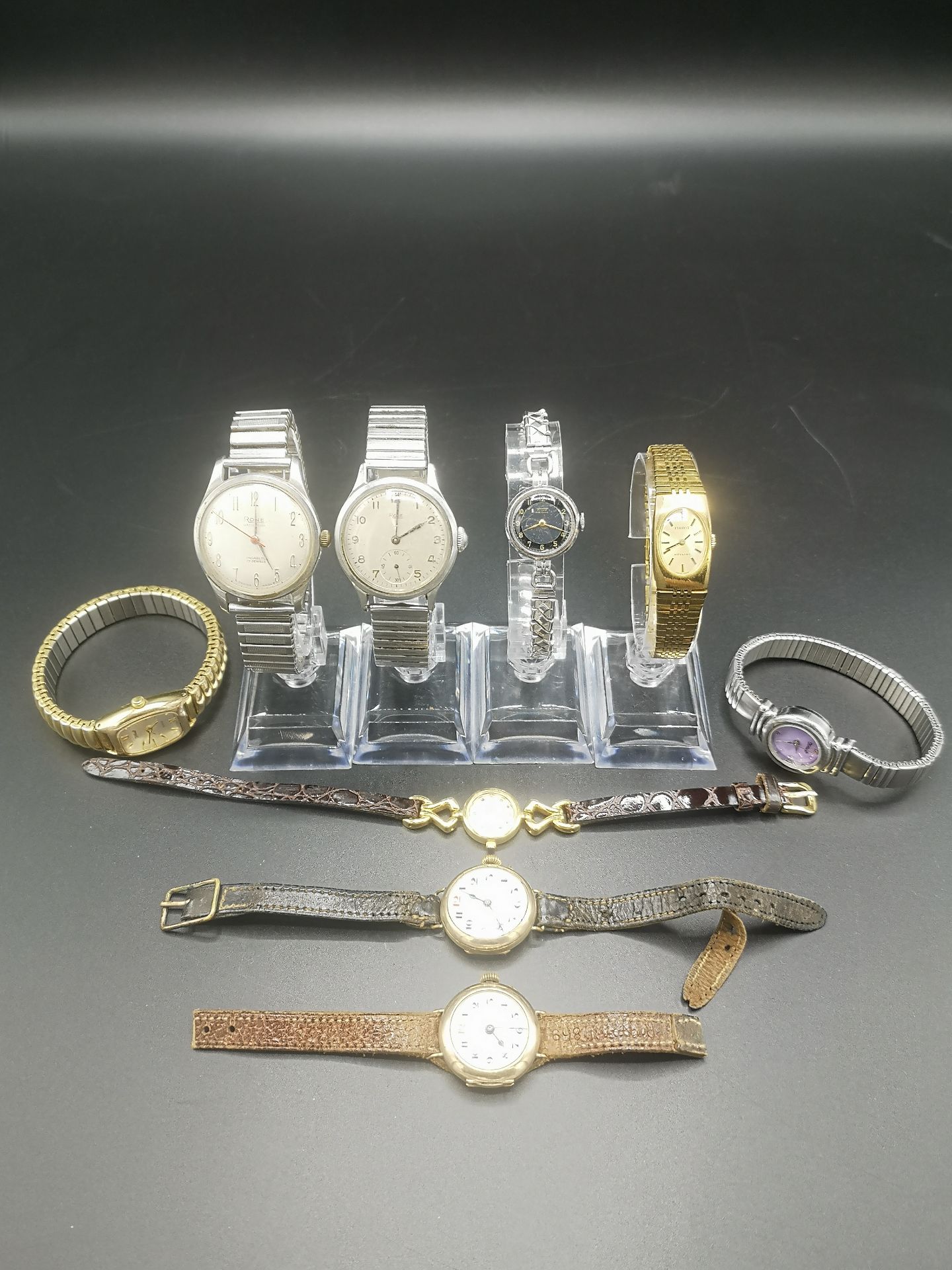 Two Rone gents wrist watches together with seven ladies fashion watches - Bild 2 aus 3