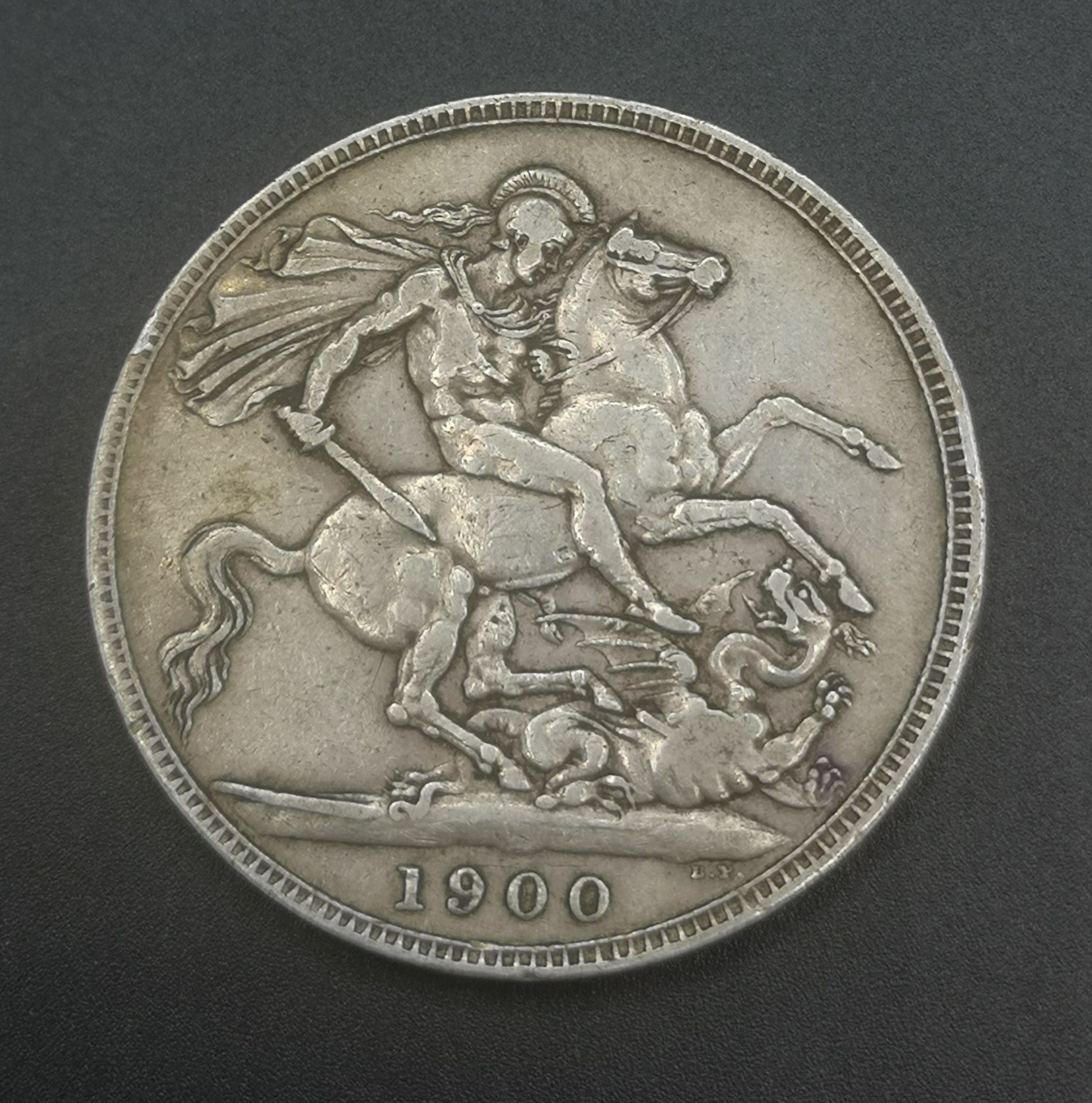 Three Queen Victoria crown coins: 1889, 1893, and 1900 - Image 6 of 10