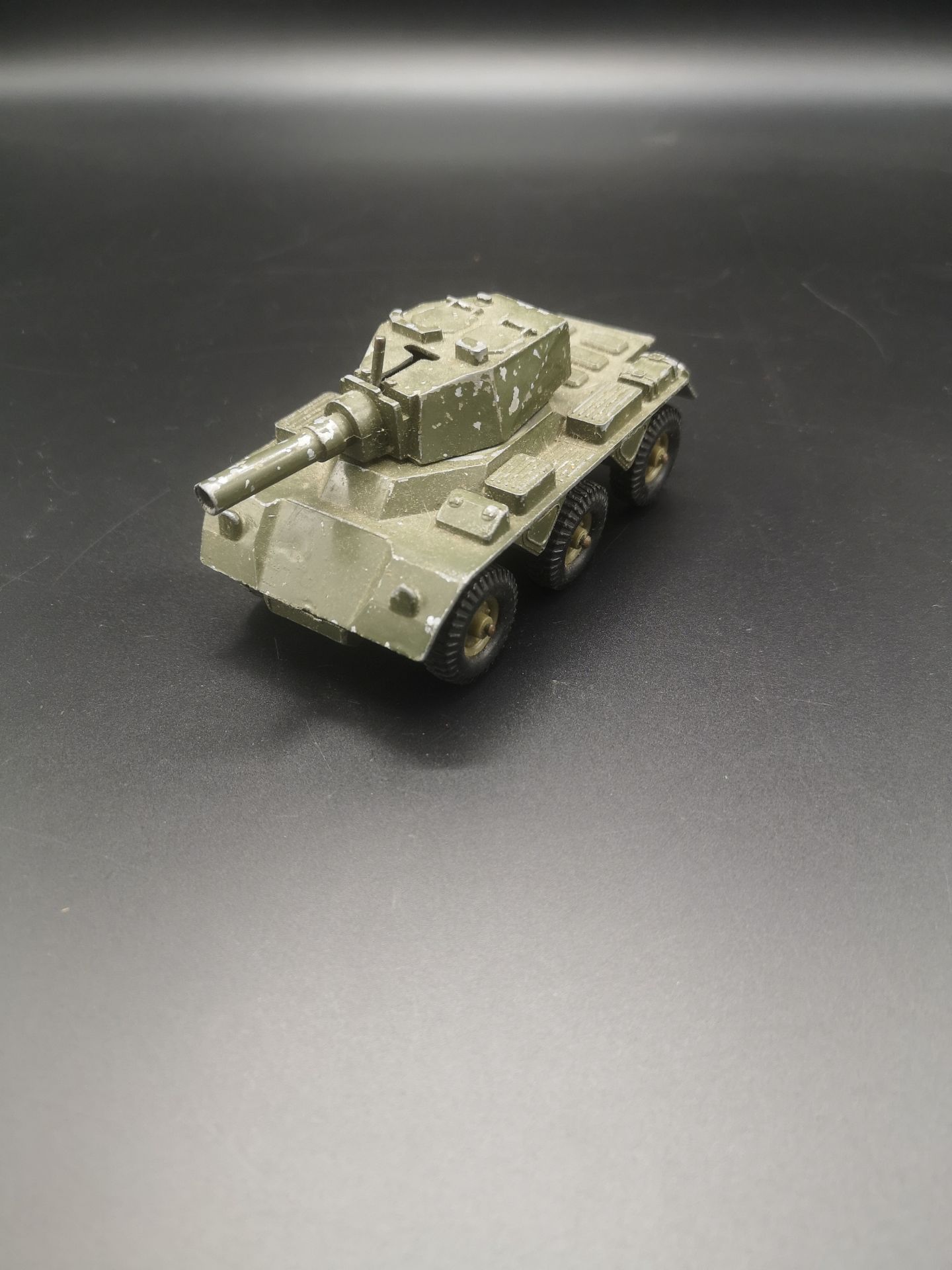 A Crescent diecast model tank together with a Dinky die-cast model missile launcher - Image 2 of 8