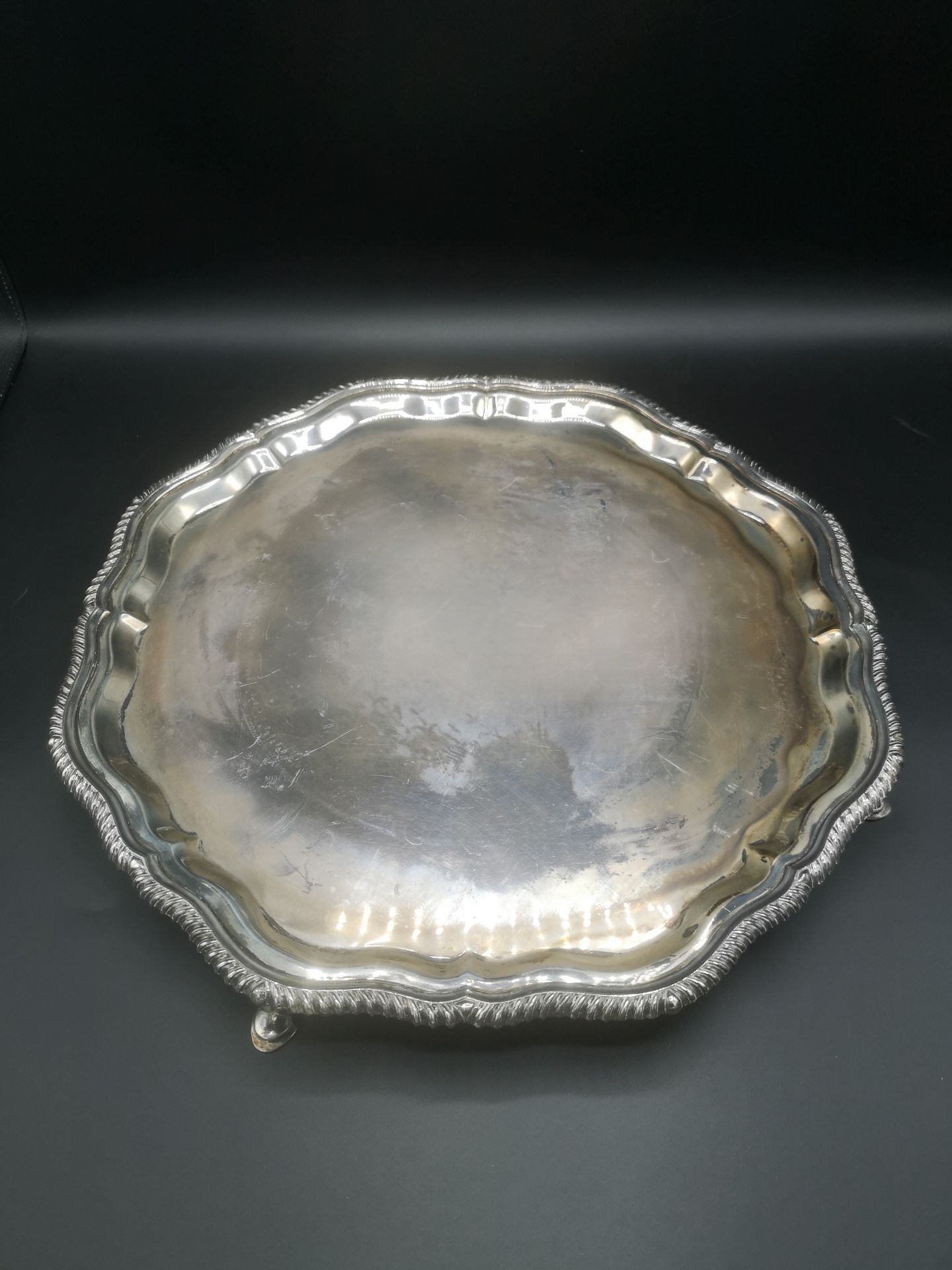 Silver four footed tray, London 1973 - Image 3 of 3