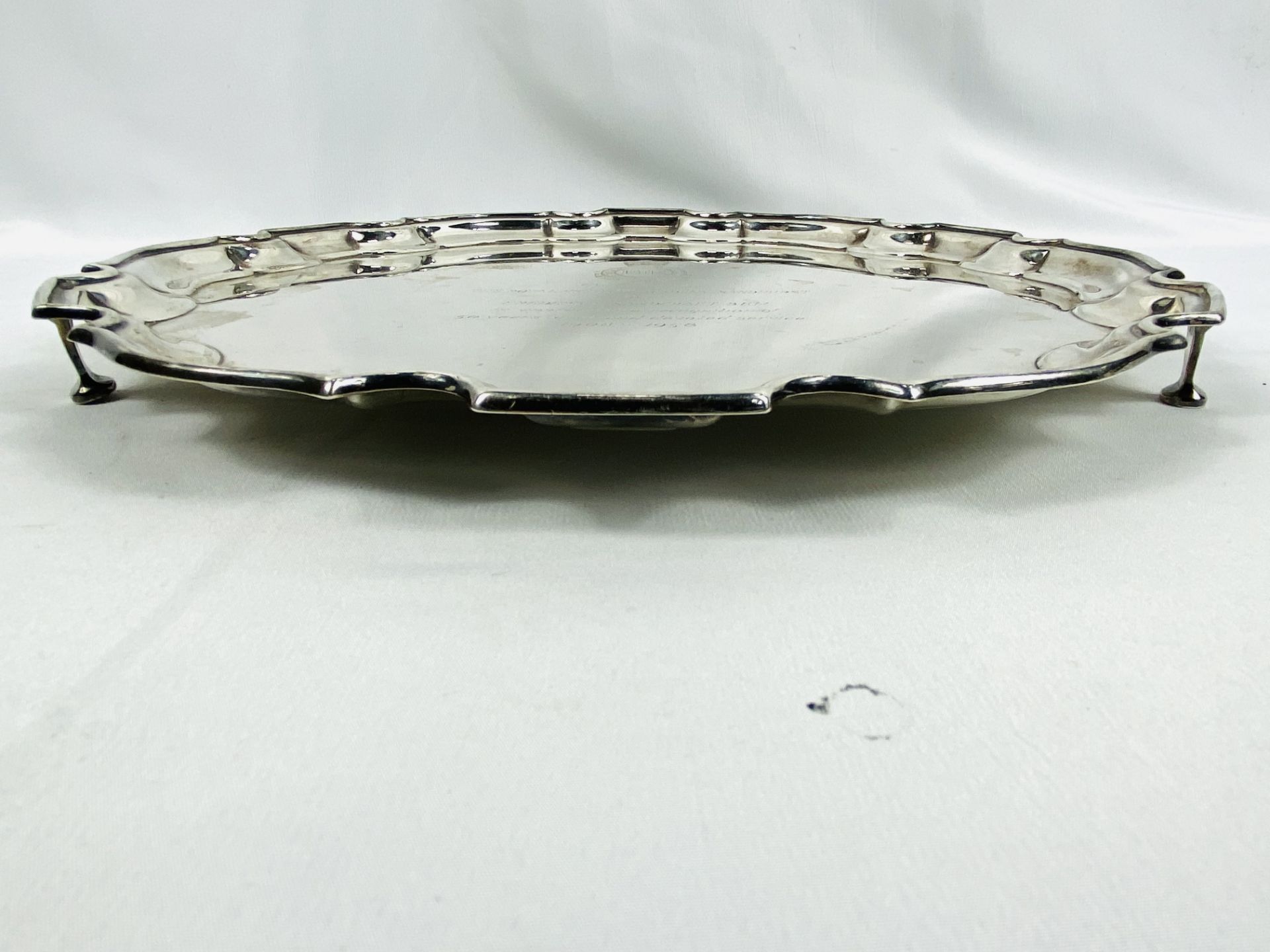 Walker & Hall silver salver - Image 3 of 4