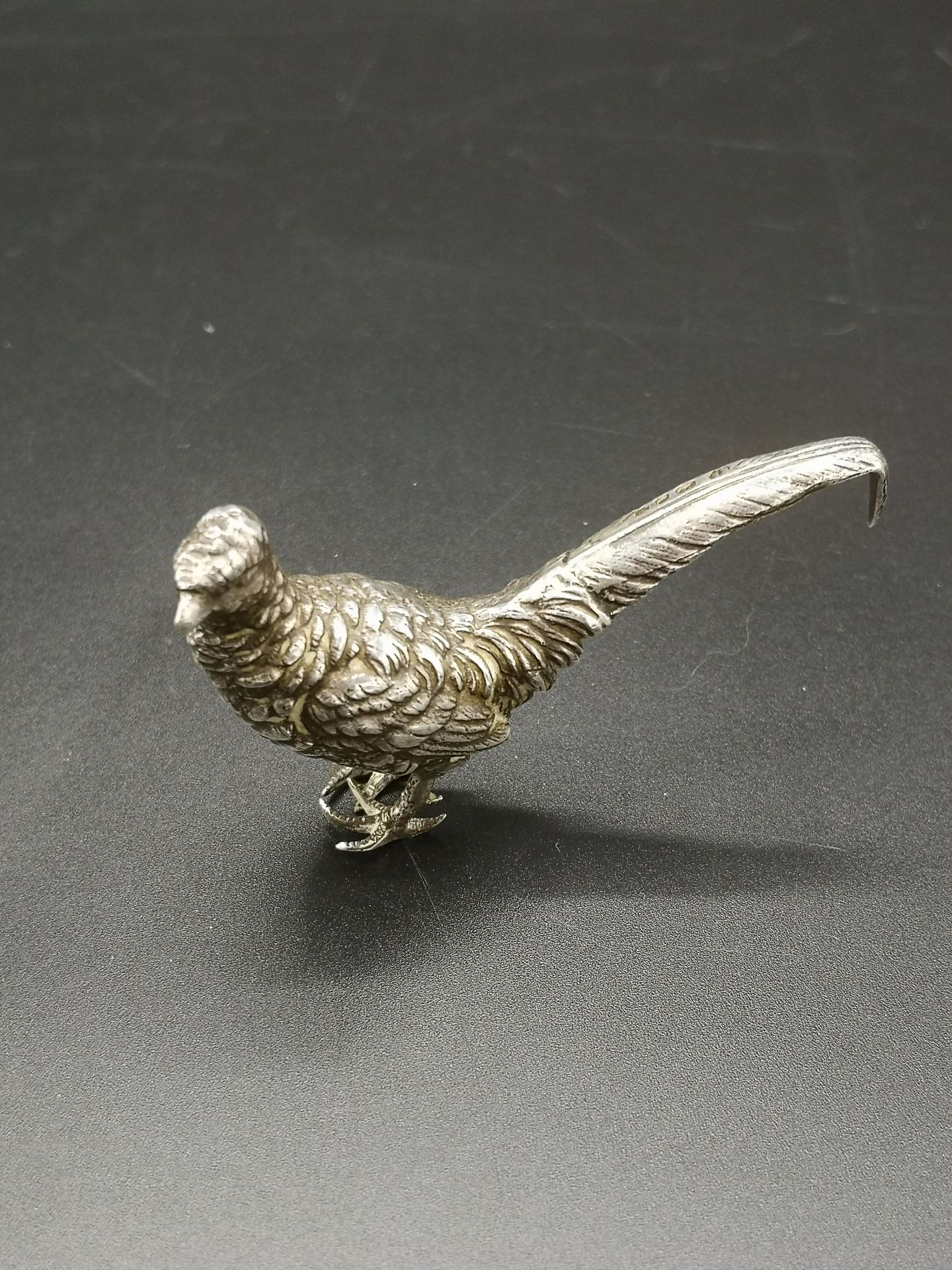 Pair of silver pheasants, a silver cock pheasant and a silver labrador - Image 7 of 7