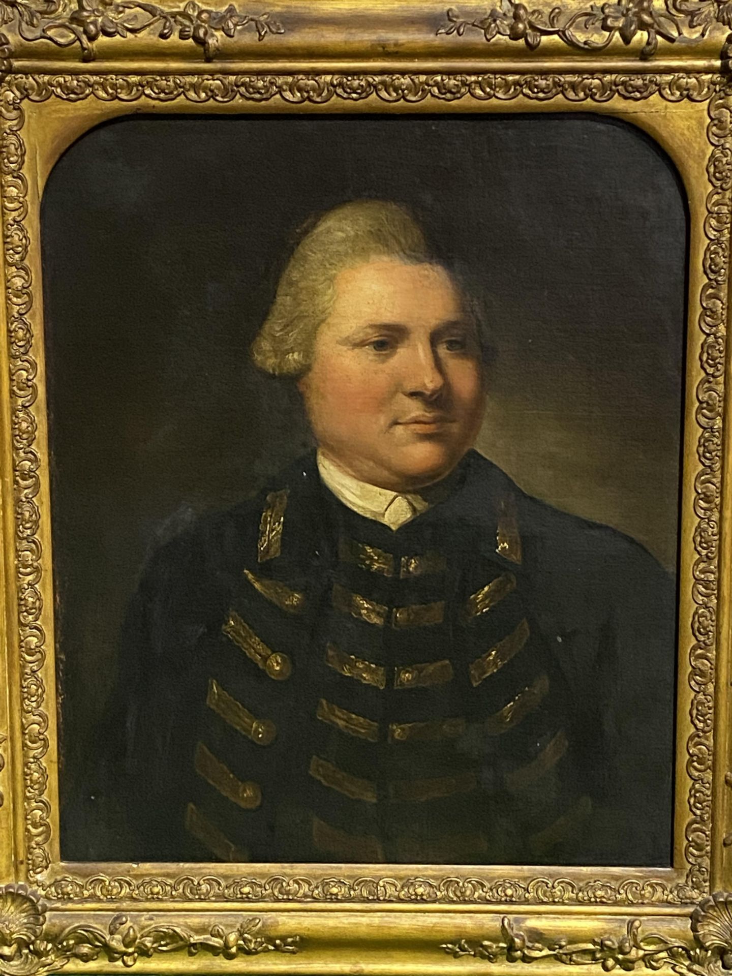 Framed oil on canvas, possibly Robert Clive - Image 2 of 4
