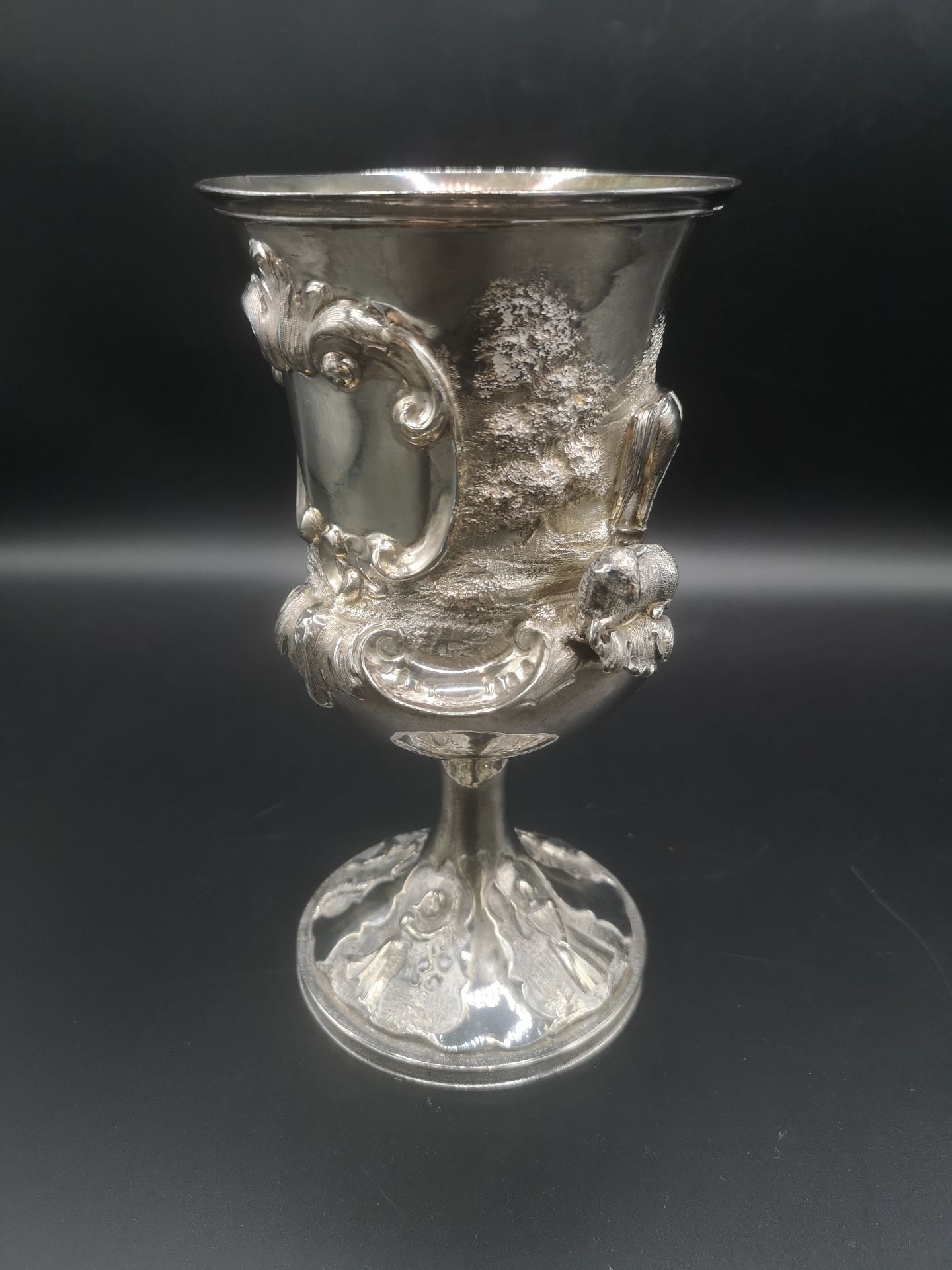 Victorian silver goblet - Image 3 of 6
