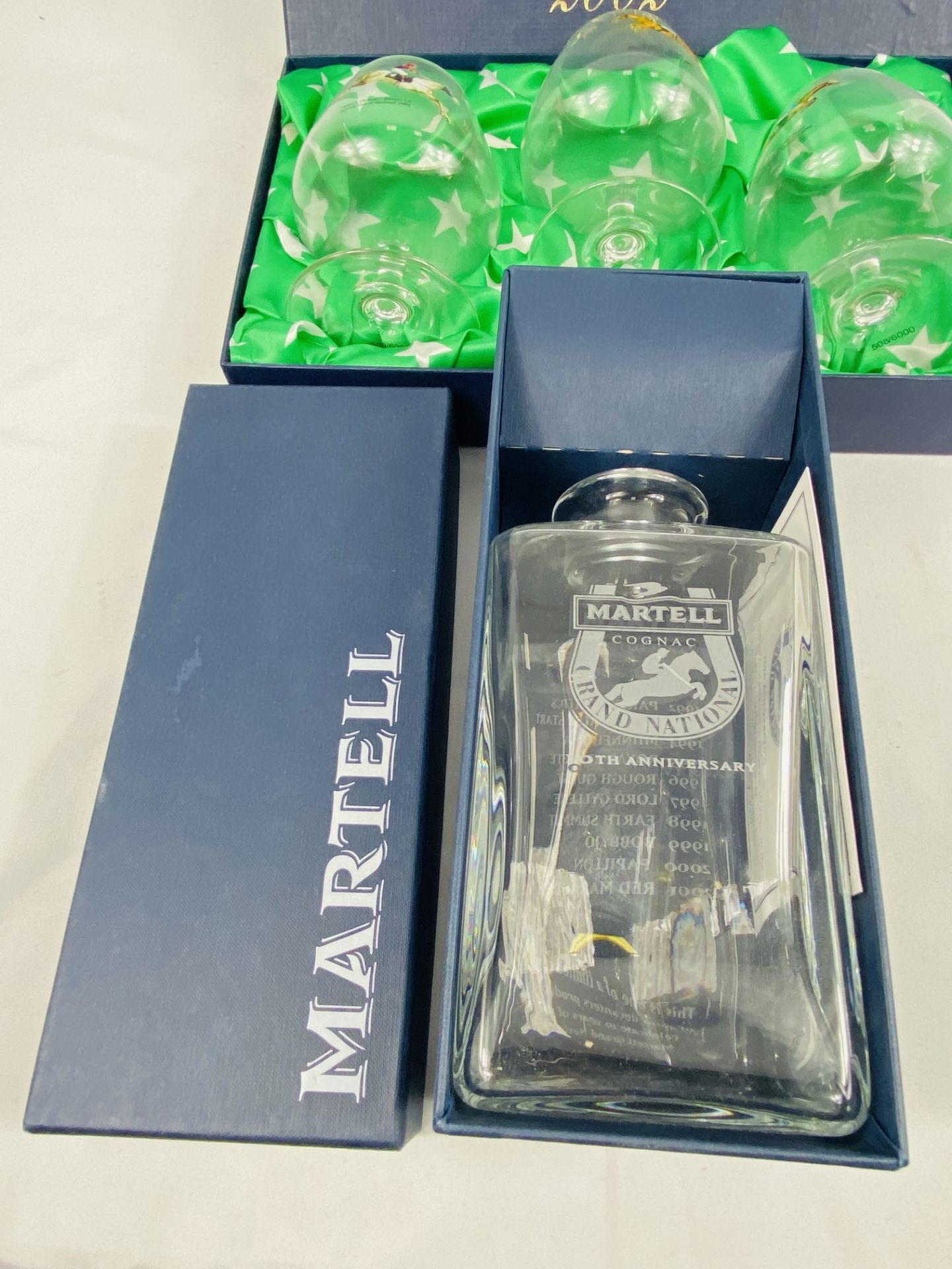 Martell cognac Grand National 10th Anniversary decanter in box - Image 3 of 3