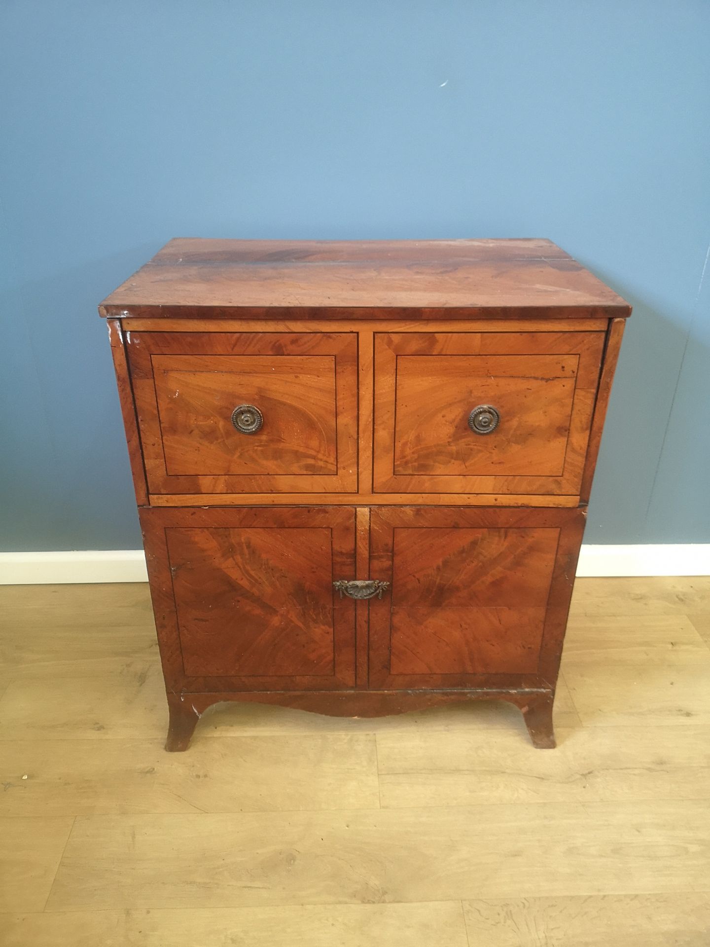 Victorian mahogany commode