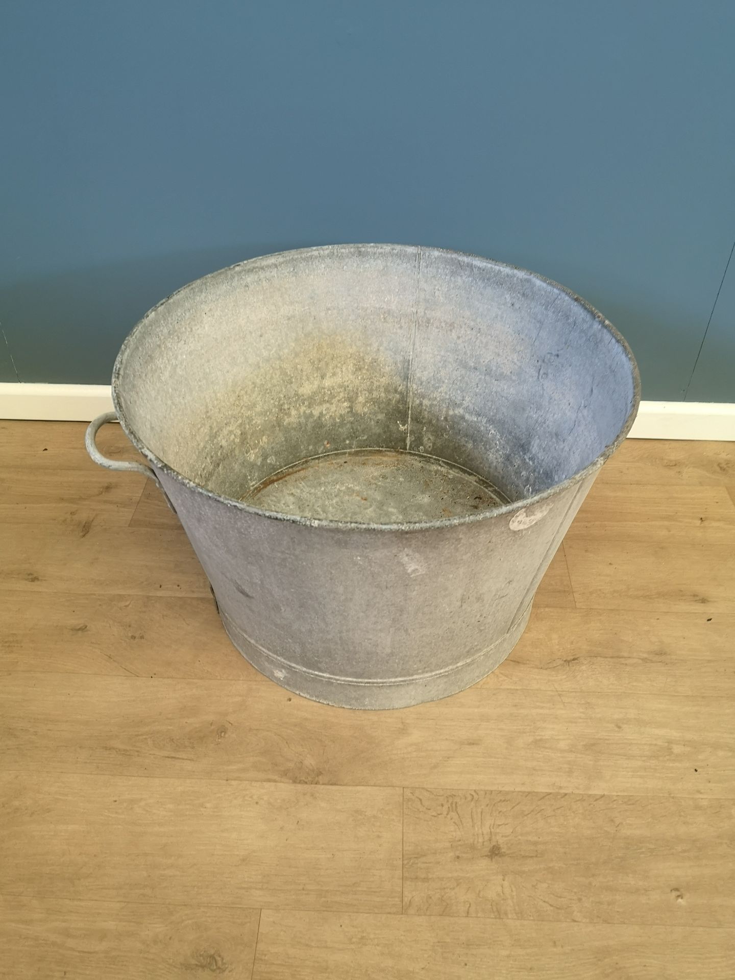 Galvanised bucket