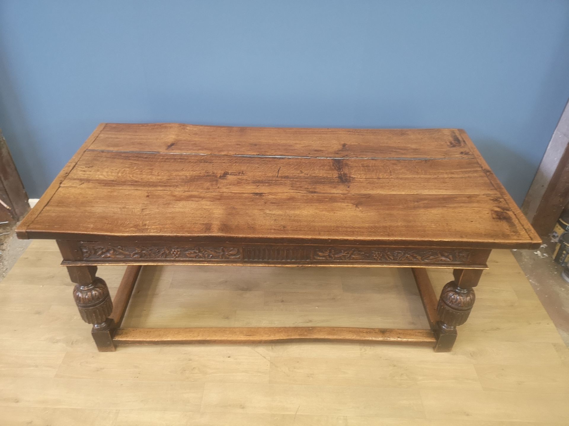 Oak dining table - Bild 3 aus 5