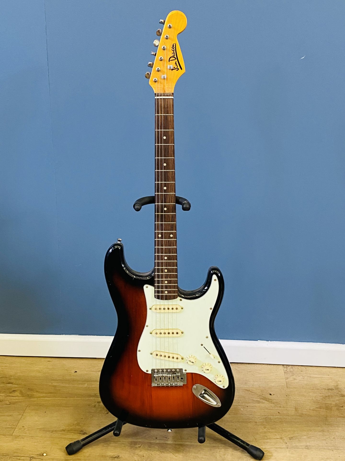 Jim Deacon Stratocaster style electric guitar