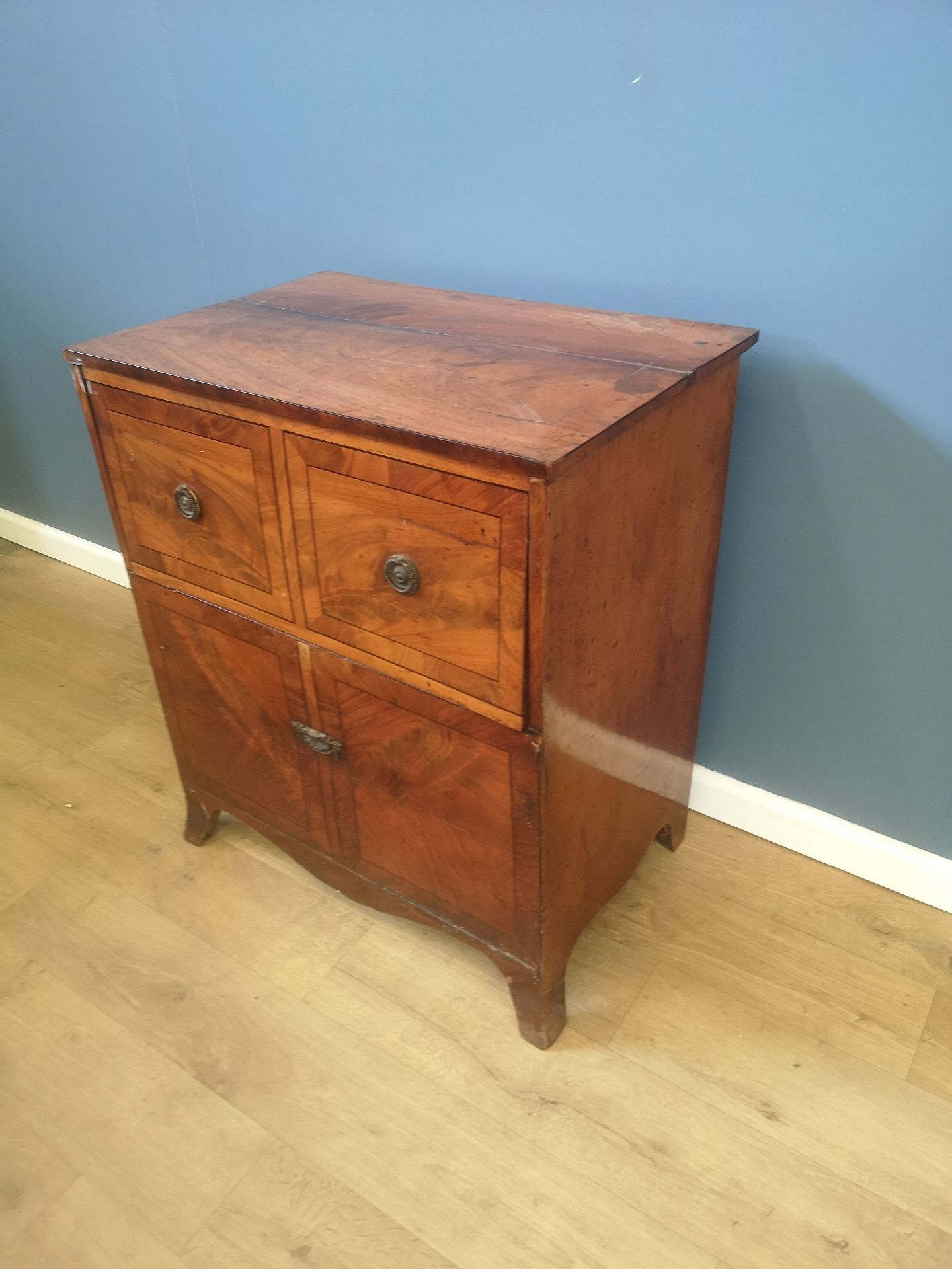 Victorian mahogany commode - Image 2 of 4