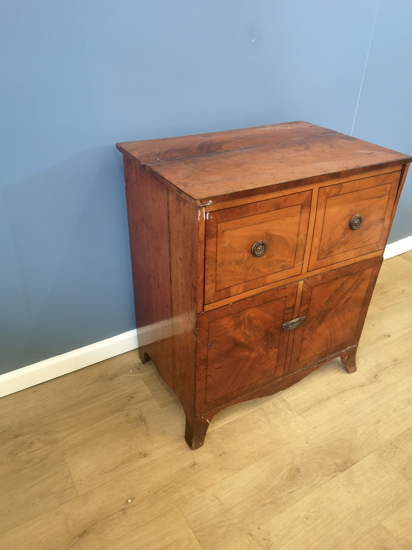 Victorian mahogany commode - Image 3 of 4