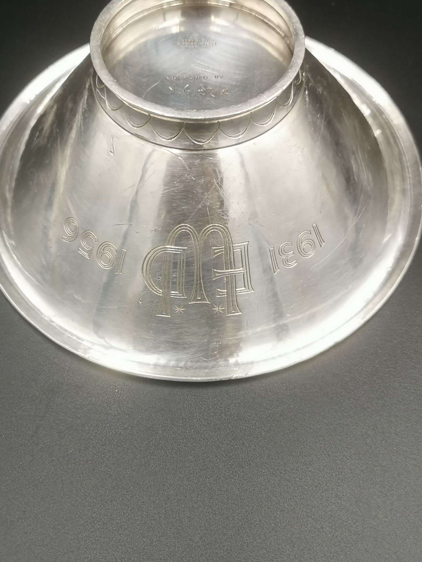 Garrard & Co silver bowl - Bild 4 aus 4