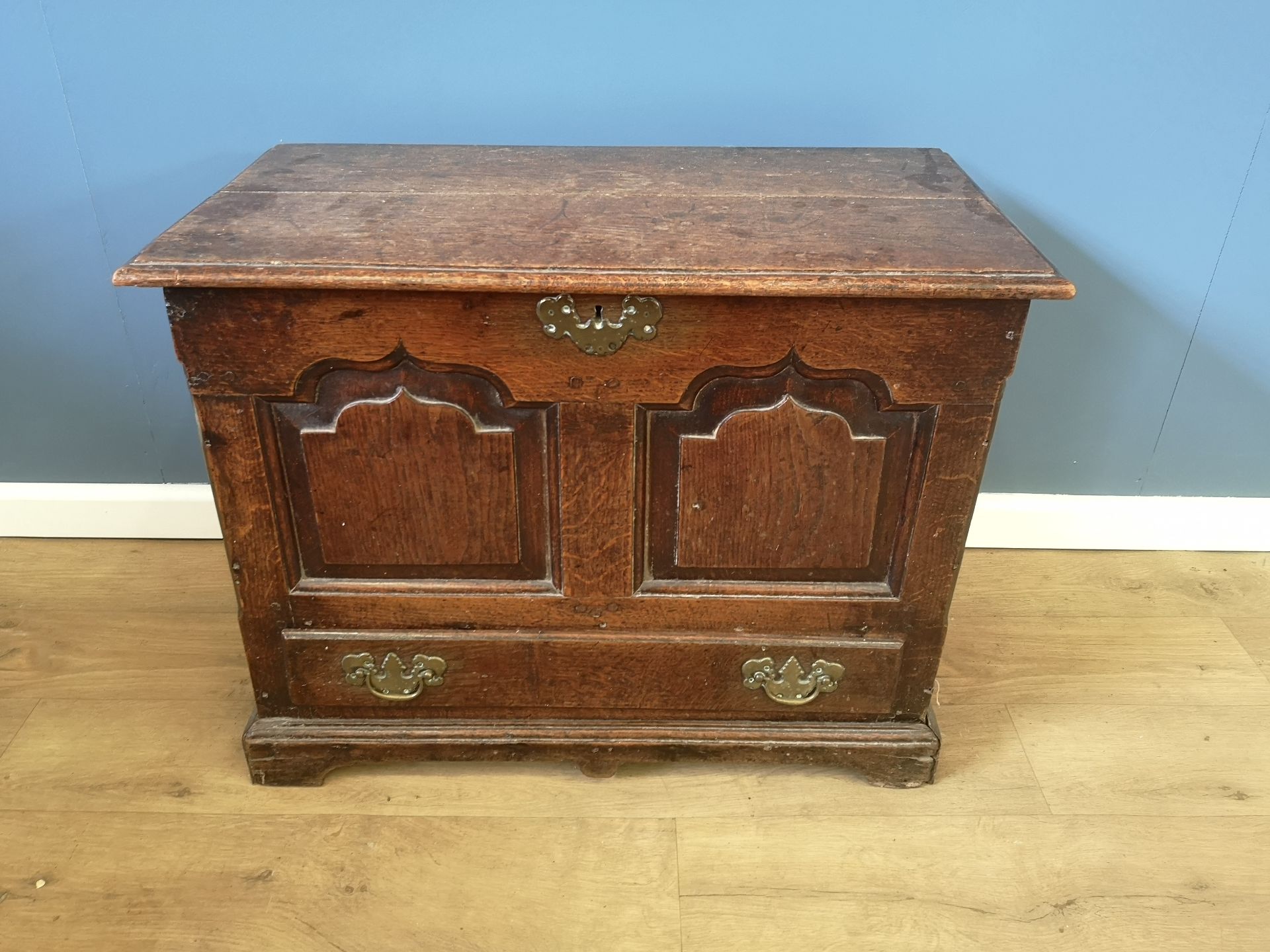 Victorian oak Bible box