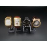 Collection of four gents wristwatches