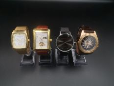 Collection of four gents wristwatches