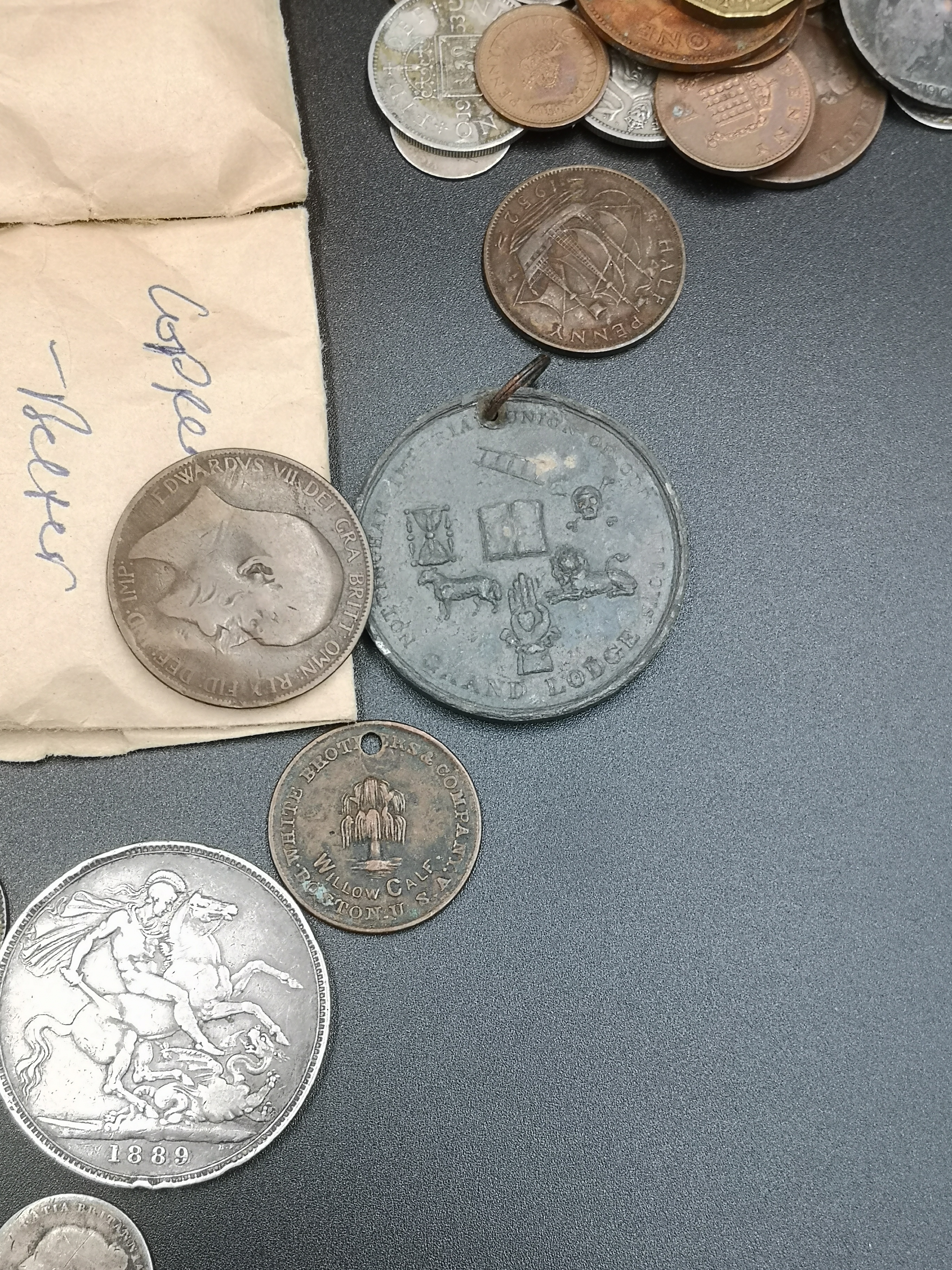 Quantity of silver coins - Image 5 of 6