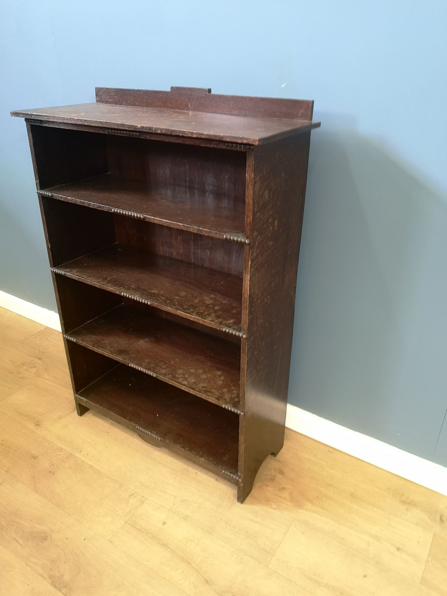 Waring & Gillow oak bookcase - Image 3 of 4