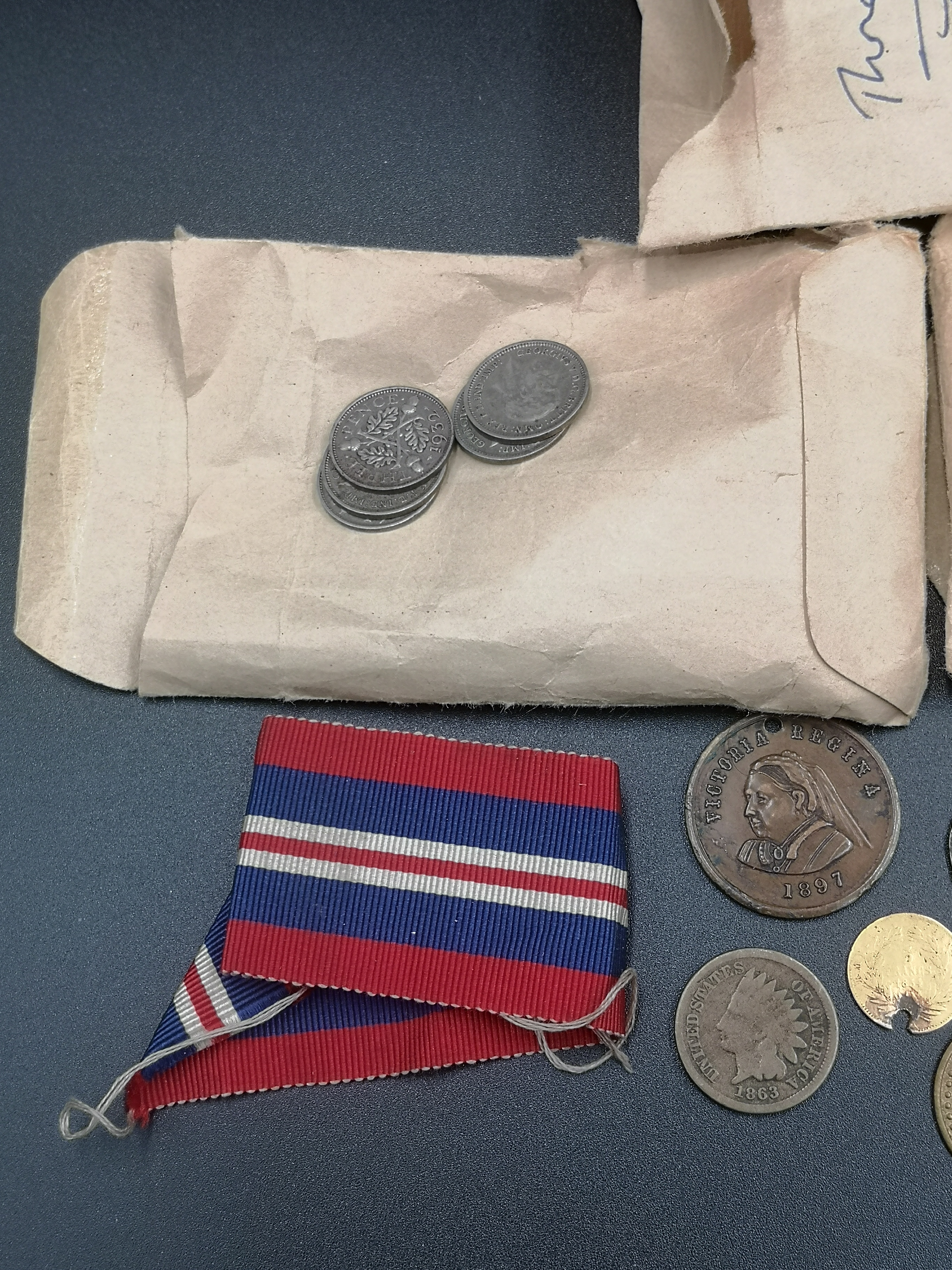 Quantity of silver coins - Image 4 of 6