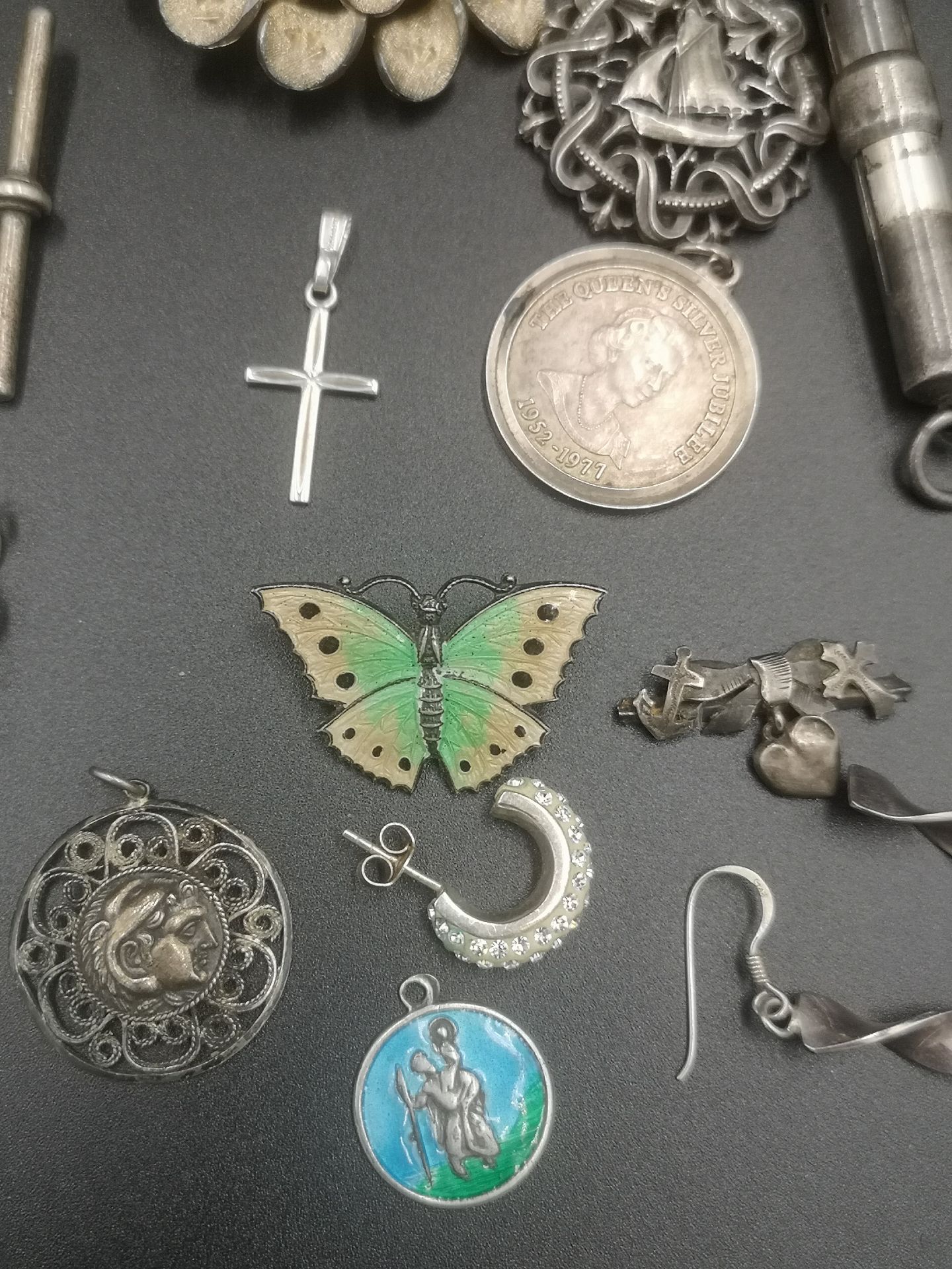 Collection of silver and white metal - Image 5 of 6