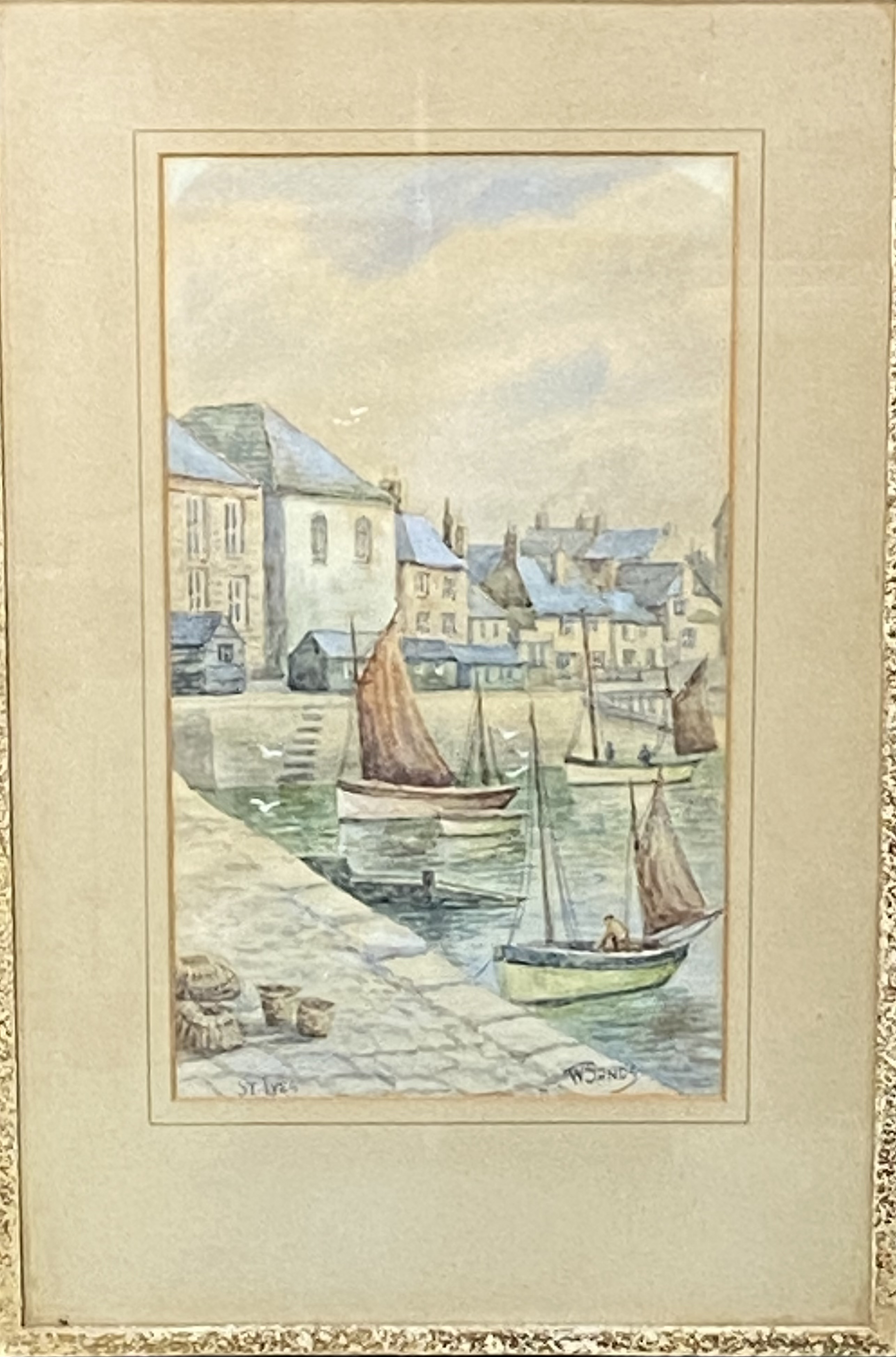 Two watercolours of St. Ives - Image 2 of 7