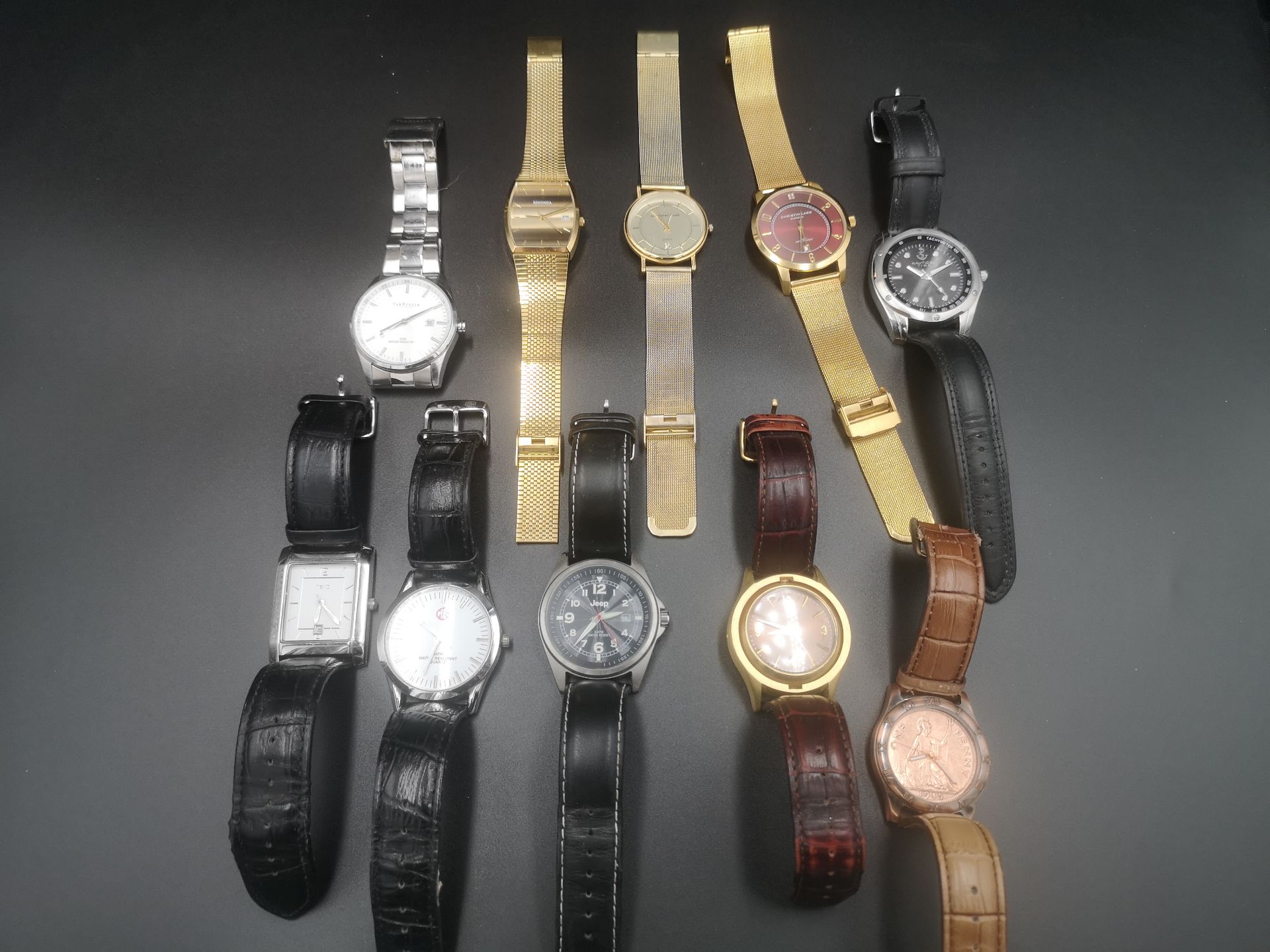 Ten gents fashion watches - Image 7 of 7