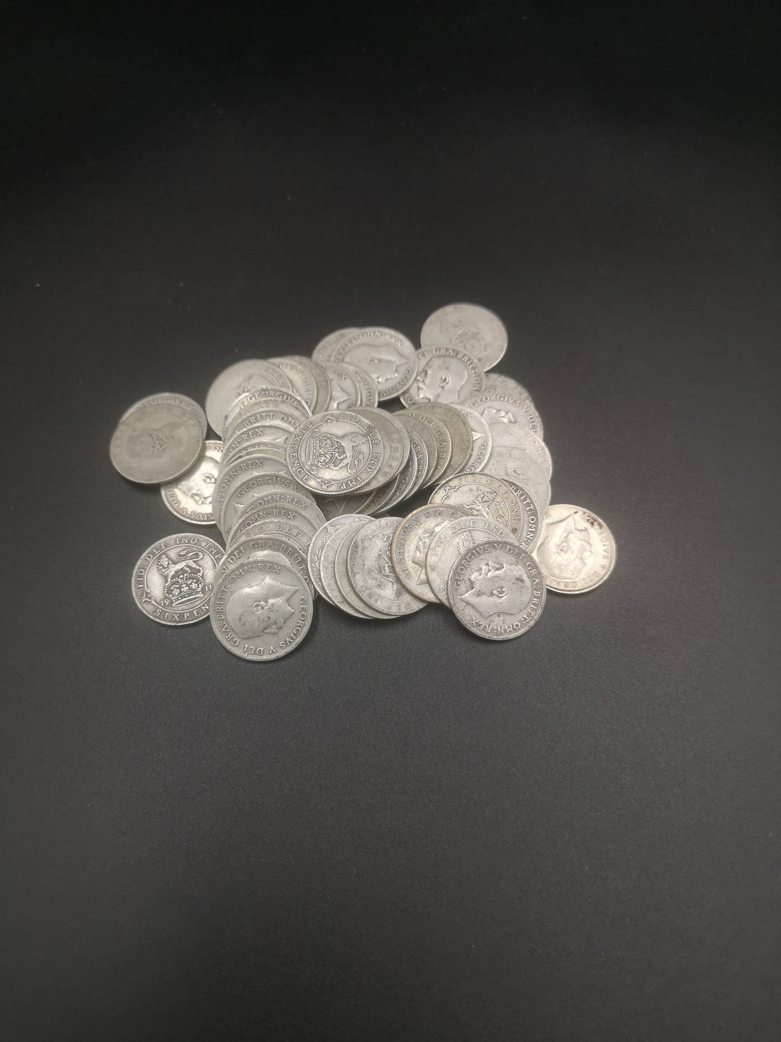 Quantity of pre-1920 silver sixpence coins - Image 2 of 4