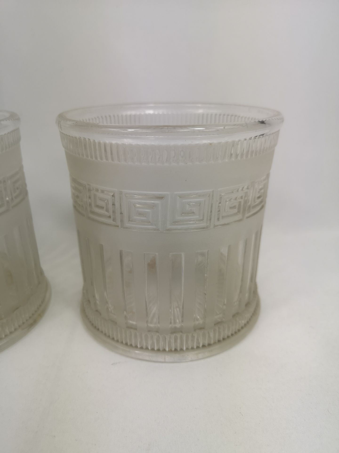 Two Victorian Molineaux Webb glass biscuit barrels - Bild 5 aus 6