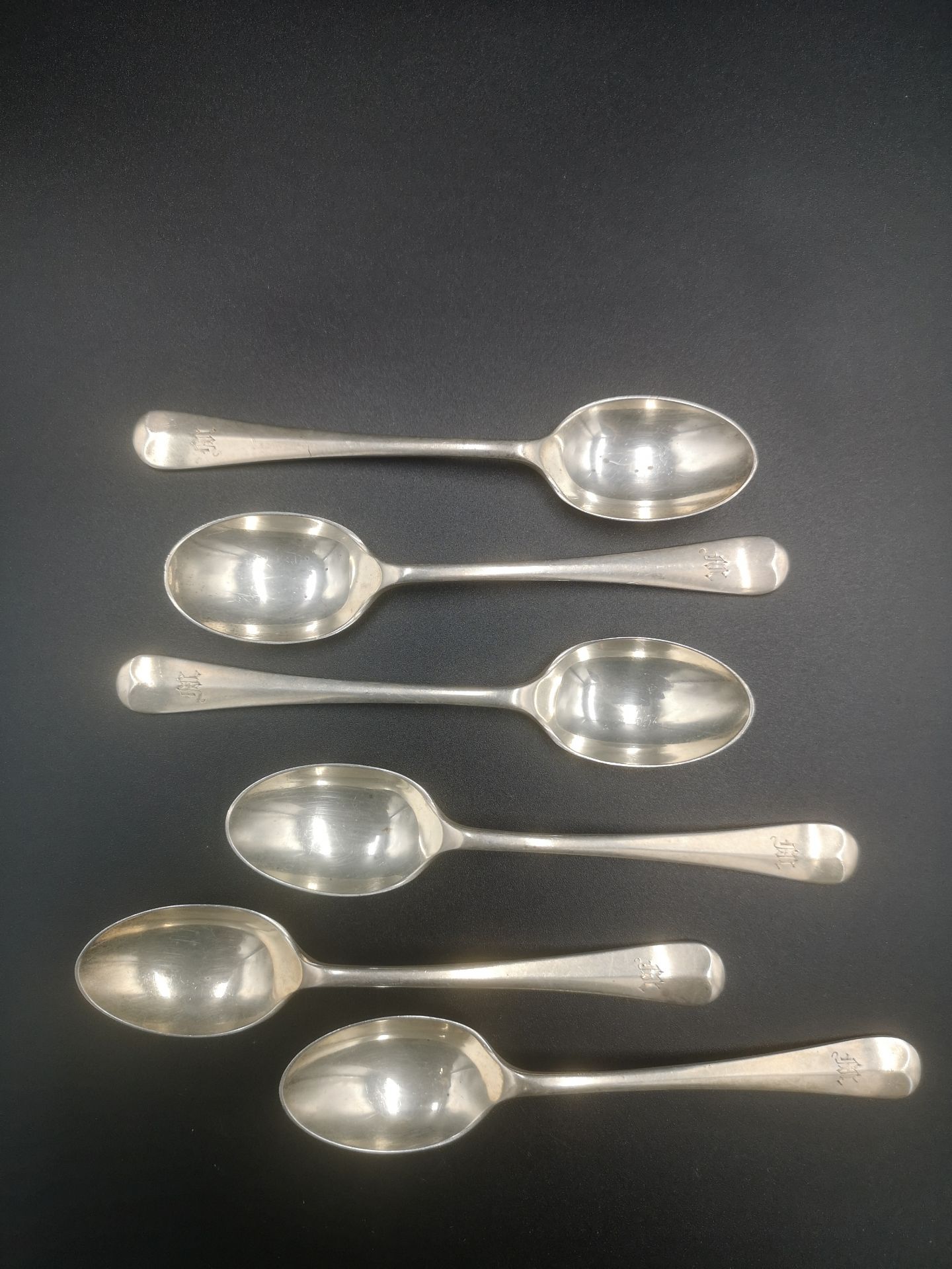 Six Walker and Hall silver spoons - Image 2 of 3