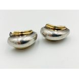 18ct gold and silver Tiffany earrings