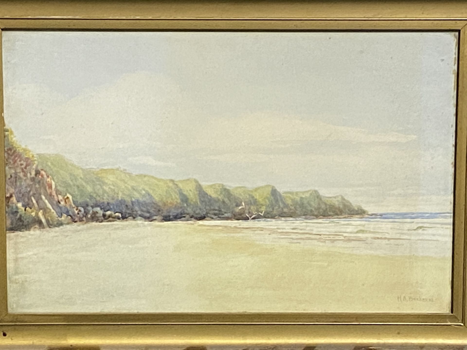 Two framed and glazed watercolour by H. Barkus - Image 8 of 8
