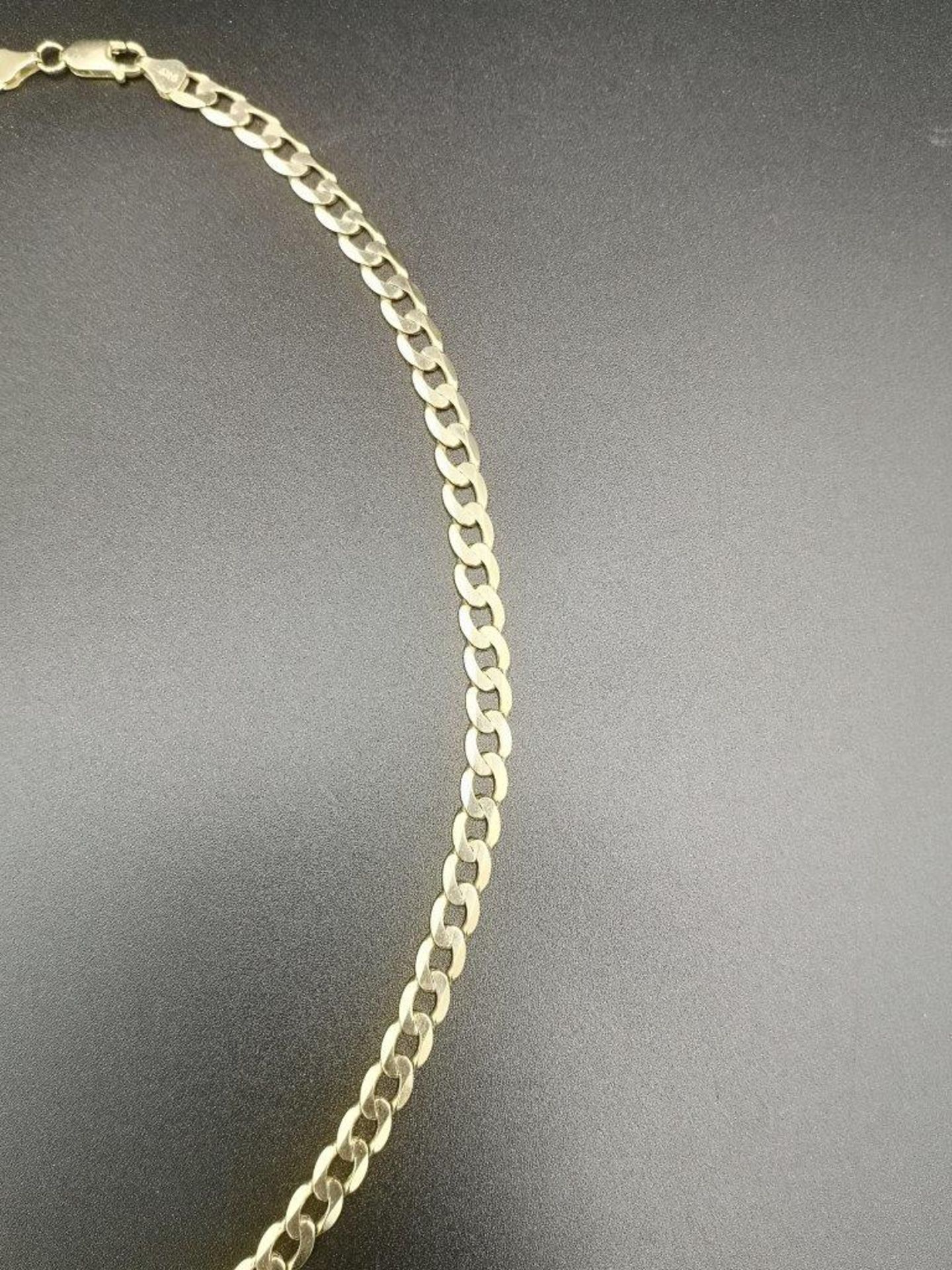 9ct gold curb link chain - Image 5 of 7