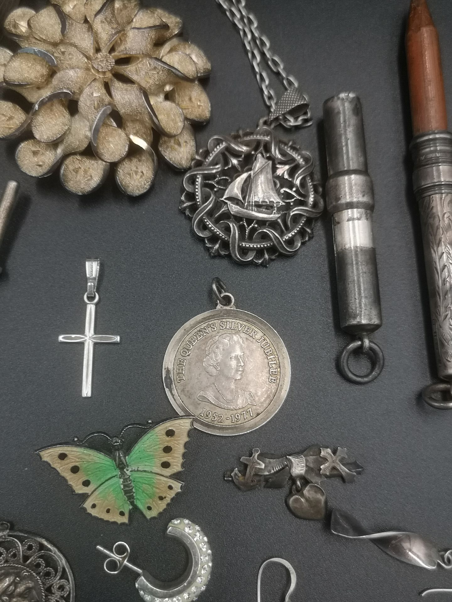 Collection of silver and white metal - Image 3 of 6