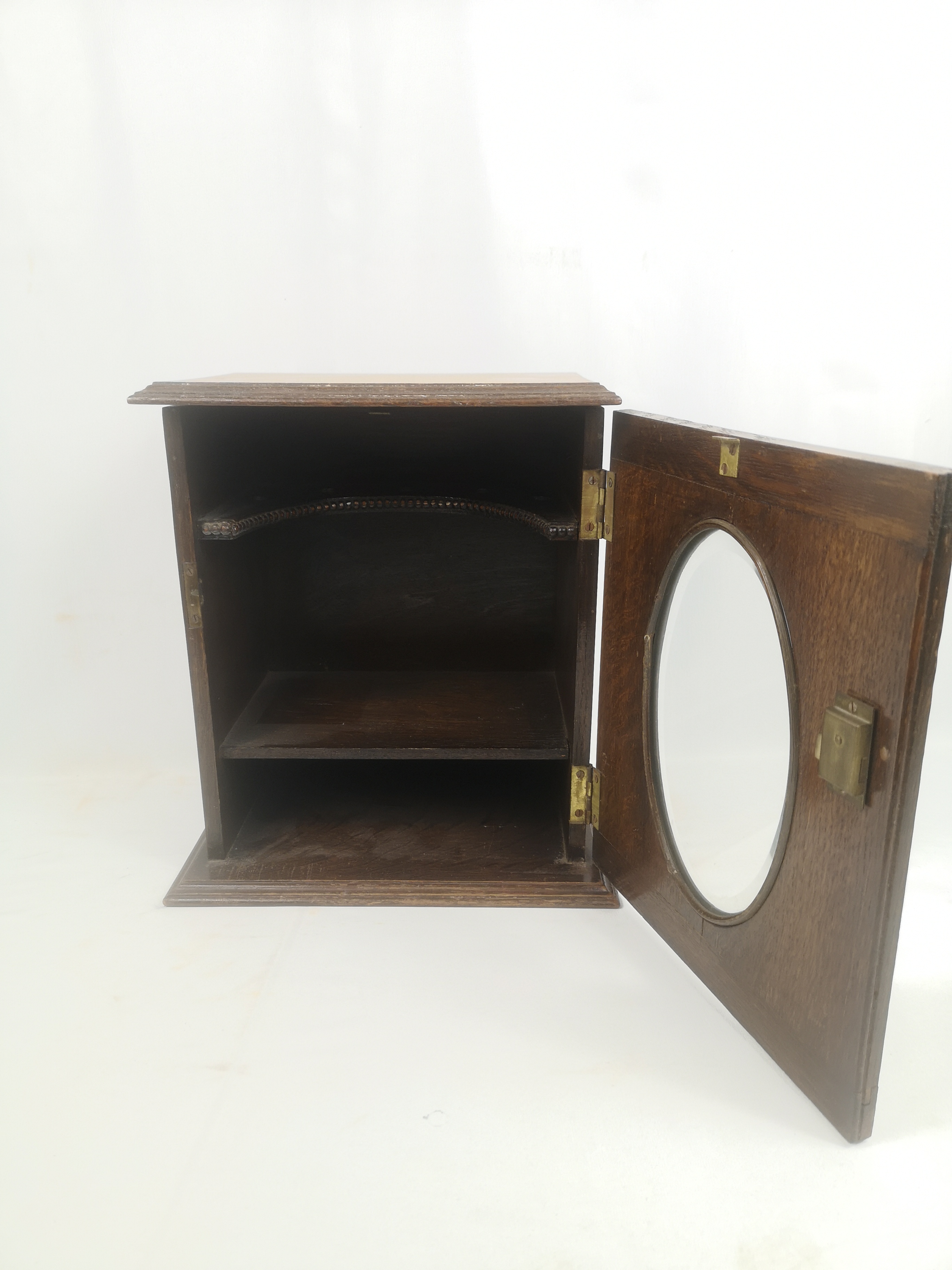 Oak smokers cabinet - Image 2 of 6