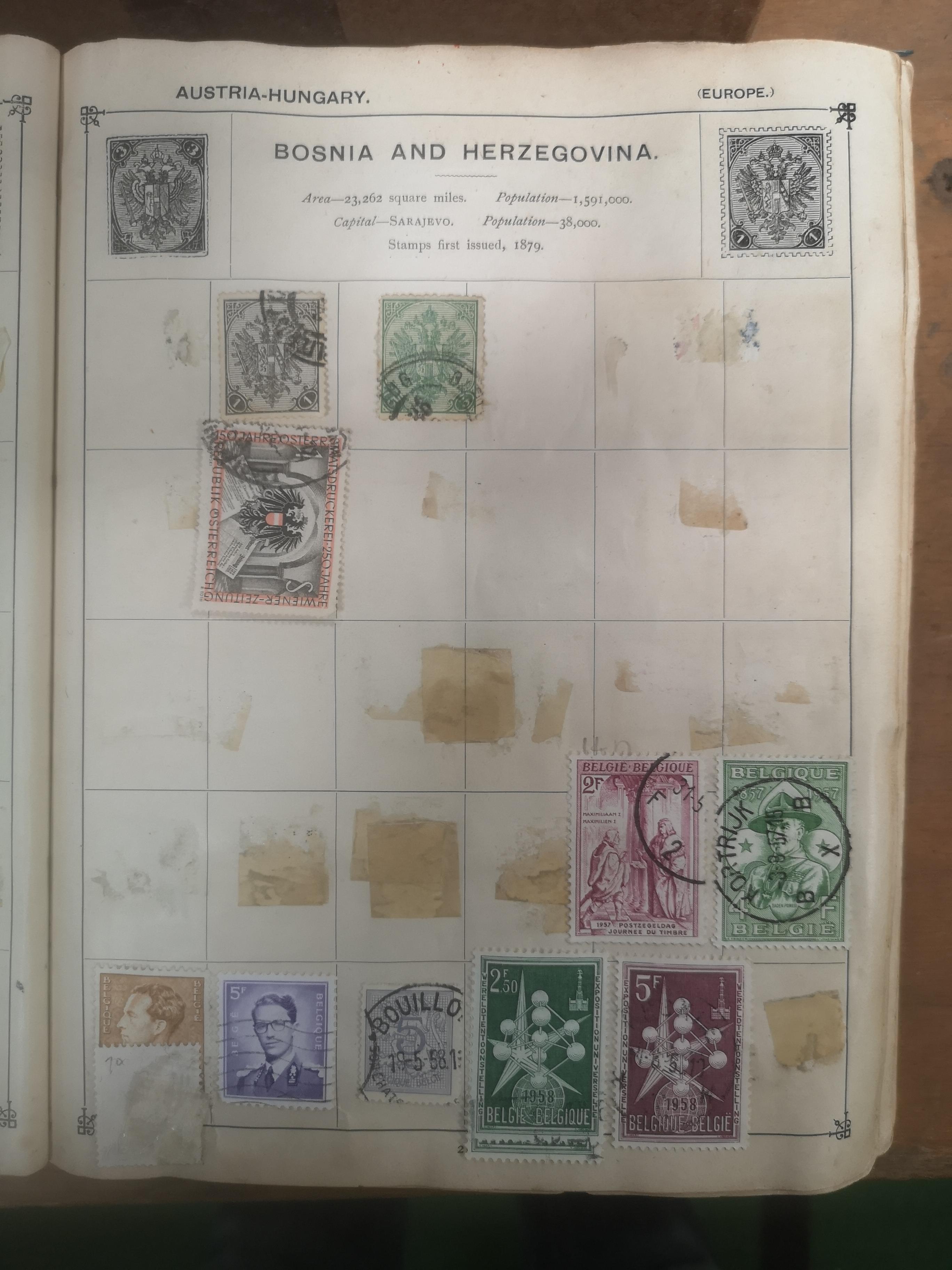 Eight junior stamp albums with a good world selection of stamps. - Image 2 of 5