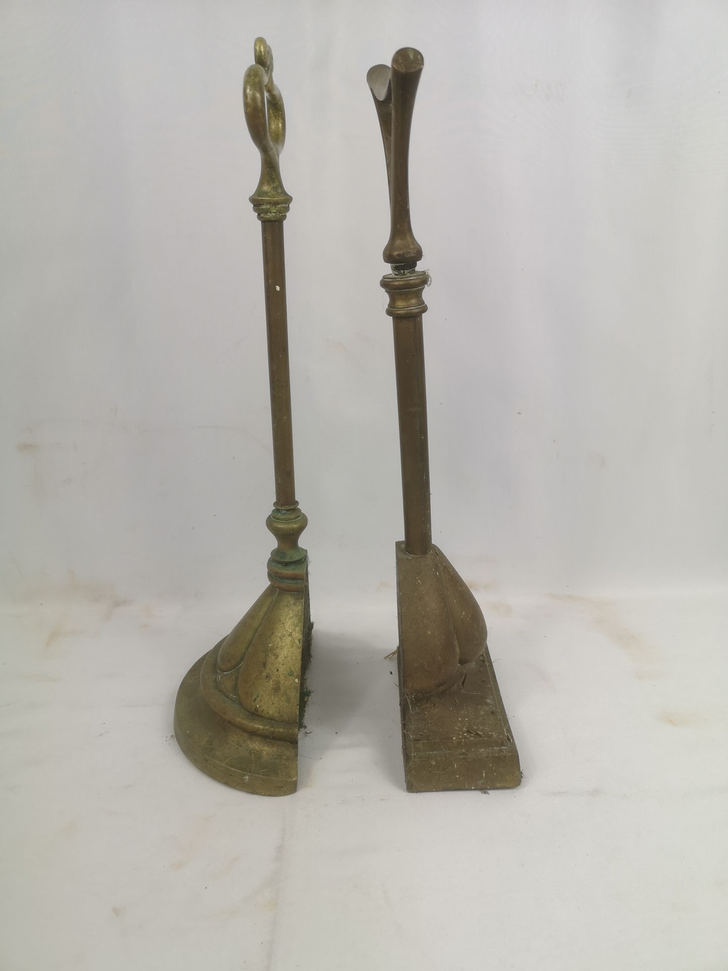 Two Victorian brass door stops - Image 4 of 4