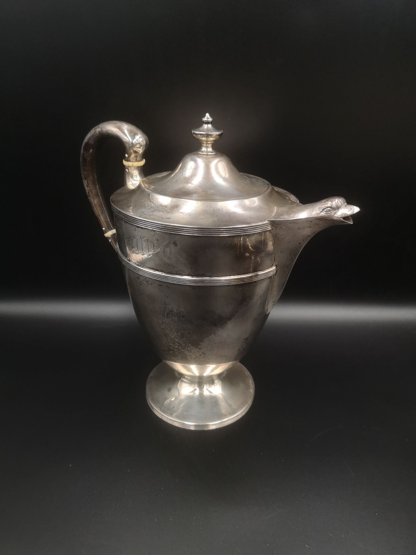 Four piece silver tea set - Image 2 of 6